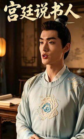 短剧《宫廷说书人》海报