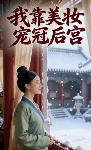 短剧《我靠美妆宠冠后宫》海报