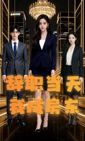 短剧《辞职当天我成房东》海报