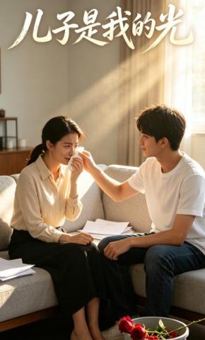 短剧《儿子是我的光》海报