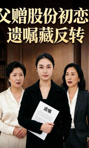 短剧《父赠股份初恋，遗嘱藏反转》海报