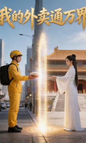 短剧《我的外卖通万界》海报