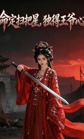 短剧《命定扫把星，独得王爷心》海报