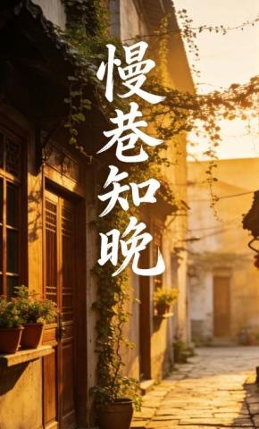 短剧《慢巷知晚1》海报