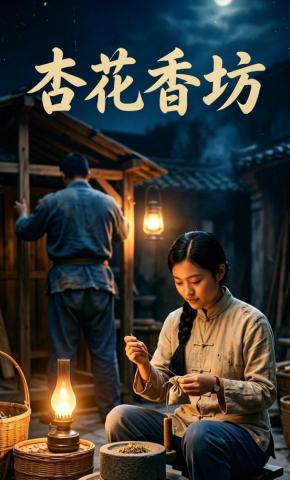 短剧《杏花香坊》海报