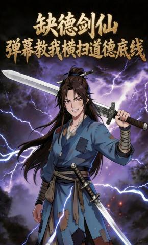 短剧《缺德剑仙，弹幕教我横扫道德底线》海报