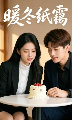 短剧《暖冬纸霭》海报