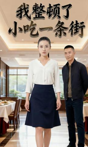 短剧《我整顿了小吃一条街》海报