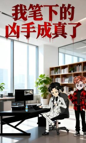 短剧《我笔下的凶手成真了》海报