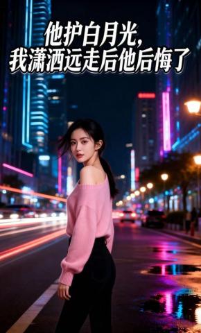 短剧《他护白月光，我潇洒远走后他后悔了》海报