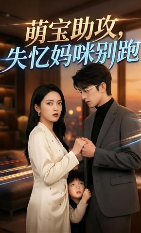 短剧《萌宝助攻，失忆妈咪别跑》海报