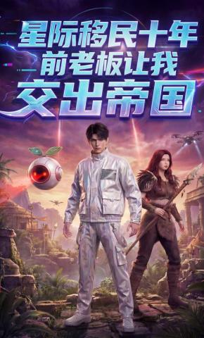 短剧《星际移民十年，前老板让我交出帝国》海报