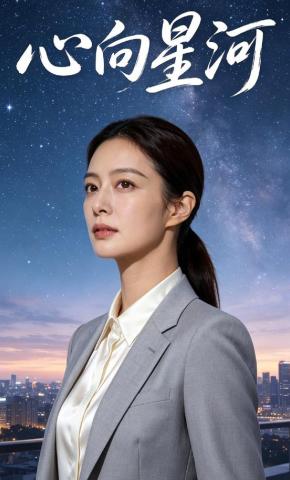 短剧《心向星河》海报