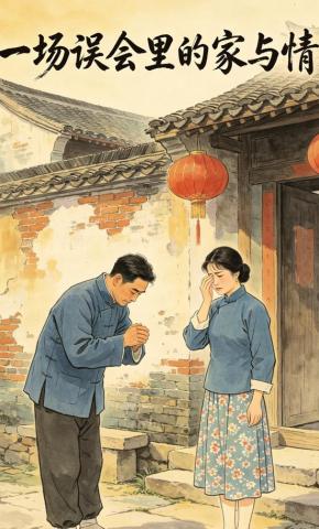 短剧《一场误会里的家与情》海报