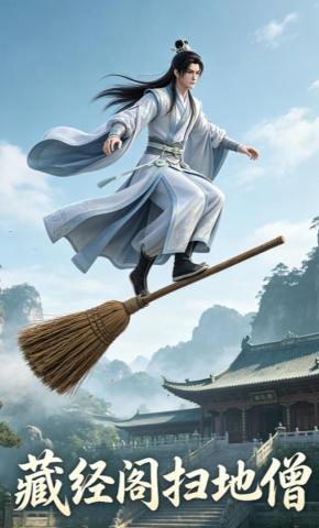 短剧《藏经阁扫地僧》海报