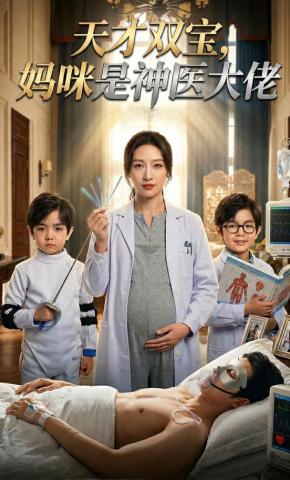 短剧《天才双宝，妈咪是神医大佬》海报