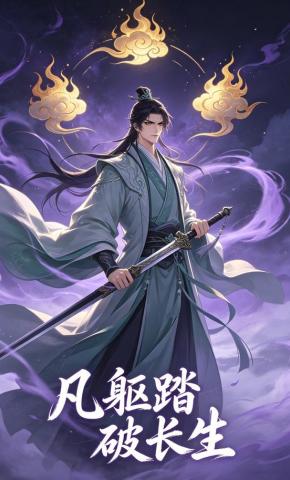 短剧《凡躯踏破长生》海报