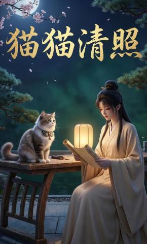 短剧《猫猫清照》海报