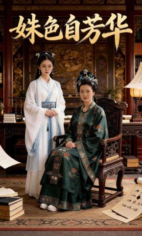短剧《姝色自芳华》海报