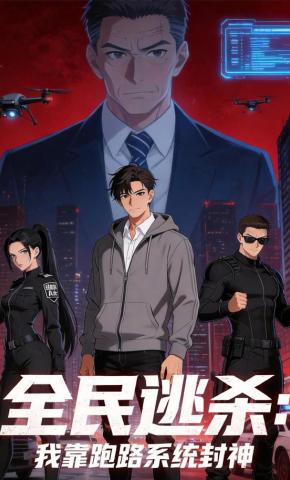 短剧《全民逃杀：我靠跑路系统封神》海报
