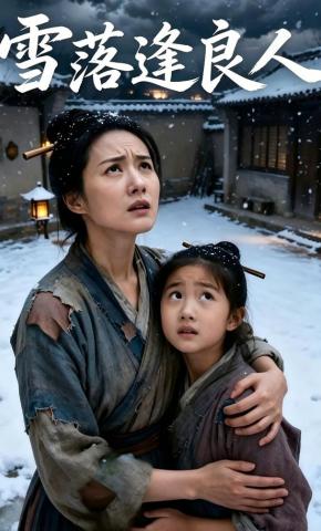 短剧《雪落逢良人》海报