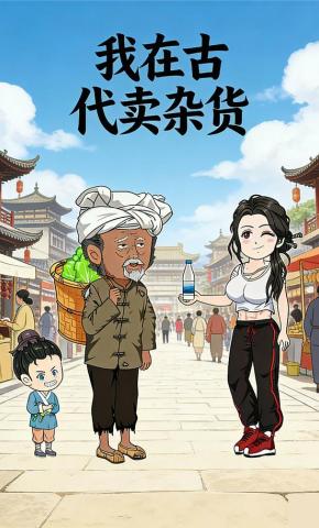 短剧《我在古代卖杂货》海报