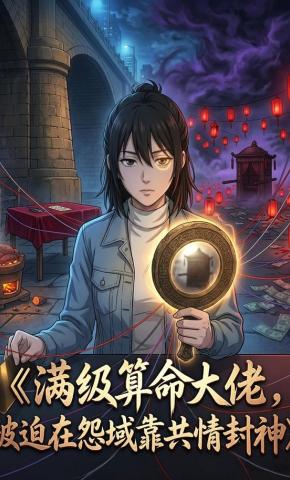 短剧《满级算命大佬，被迫在怨域靠共情封神》海报