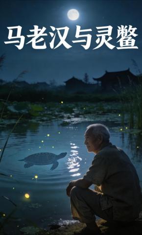 短剧《马老汉与灵鳖》海报