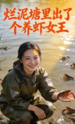 短剧《烂泥塘里出了个养虾女王》海报