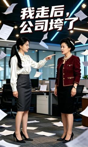 短剧《我走后，公司垮了》海报
