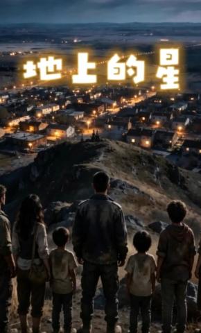 短剧《地上的星》海报