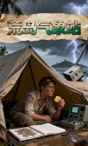 短剧《荒岛气象站》海报
