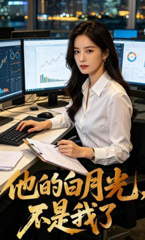 短剧《他的白月光，不是我了》海报