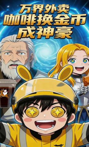 短剧《万界外卖咖啡换金币成神豪》海报