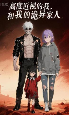 短剧《高度近视的我和我的诡异家人》海报