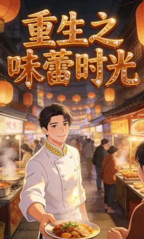 短剧《重生之味蕾时光》海报