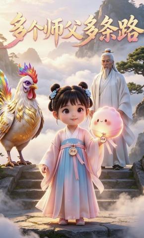 短剧《多个师父多条路》海报