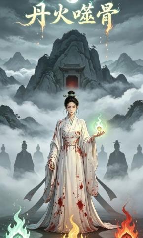 短剧《丹火噬骨》海报