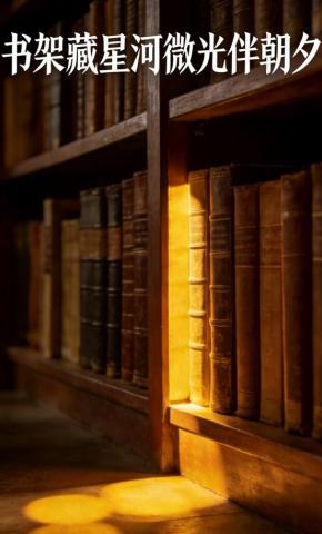 短剧《书架藏星河微光伴朝夕》海报