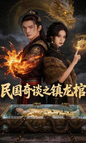短剧《民国奇谈之镇龙棺》海报