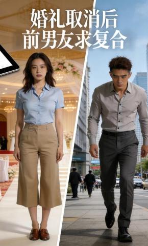 短剧《婚礼取消后，前男友求复合》海报