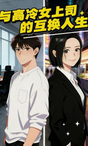 短剧《与高冷女上司的互换人生》海报