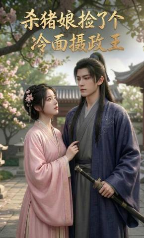 短剧《杀猪娘捡了个冷面摄政王》海报