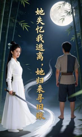 短剧《她失忆我逃离，她归来寻旧账》海报