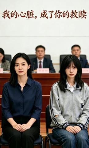 短剧《我的心脏，成了你的救赎》海报