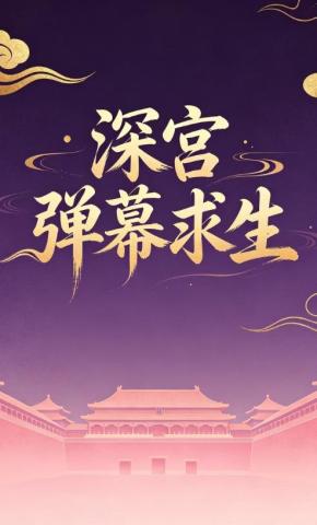 短剧《深宫弹幕求生》海报