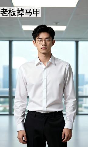 短剧《老板掉马甲》海报
