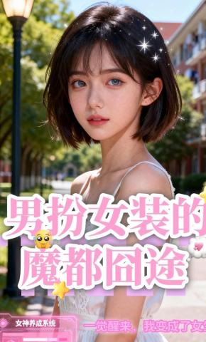 短剧《男扮女装的魔都囧途》海报