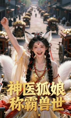 短剧《神医狐娘称霸兽世》海报