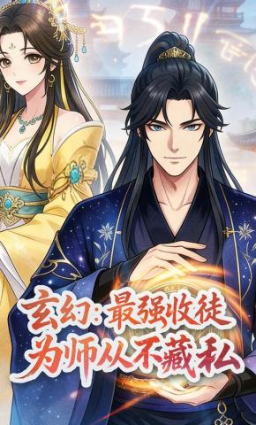 短剧《玄幻：最强收徒，为师从不藏私》海报